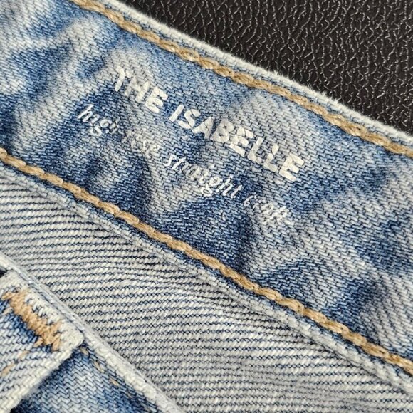 Ag Adriano Goldschmied Isabelle High Rise Straight Crop Jeans,Contour 360, 29 - Picture 6 of 9